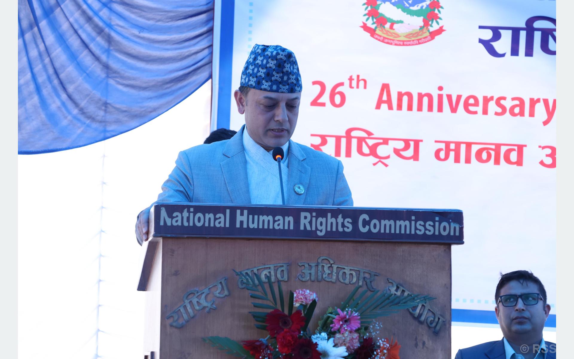 मानवअधिकार प्रवर्द्धनमा आयोगको भूमिका प्रशंसनीय : सभामुख अर्याल