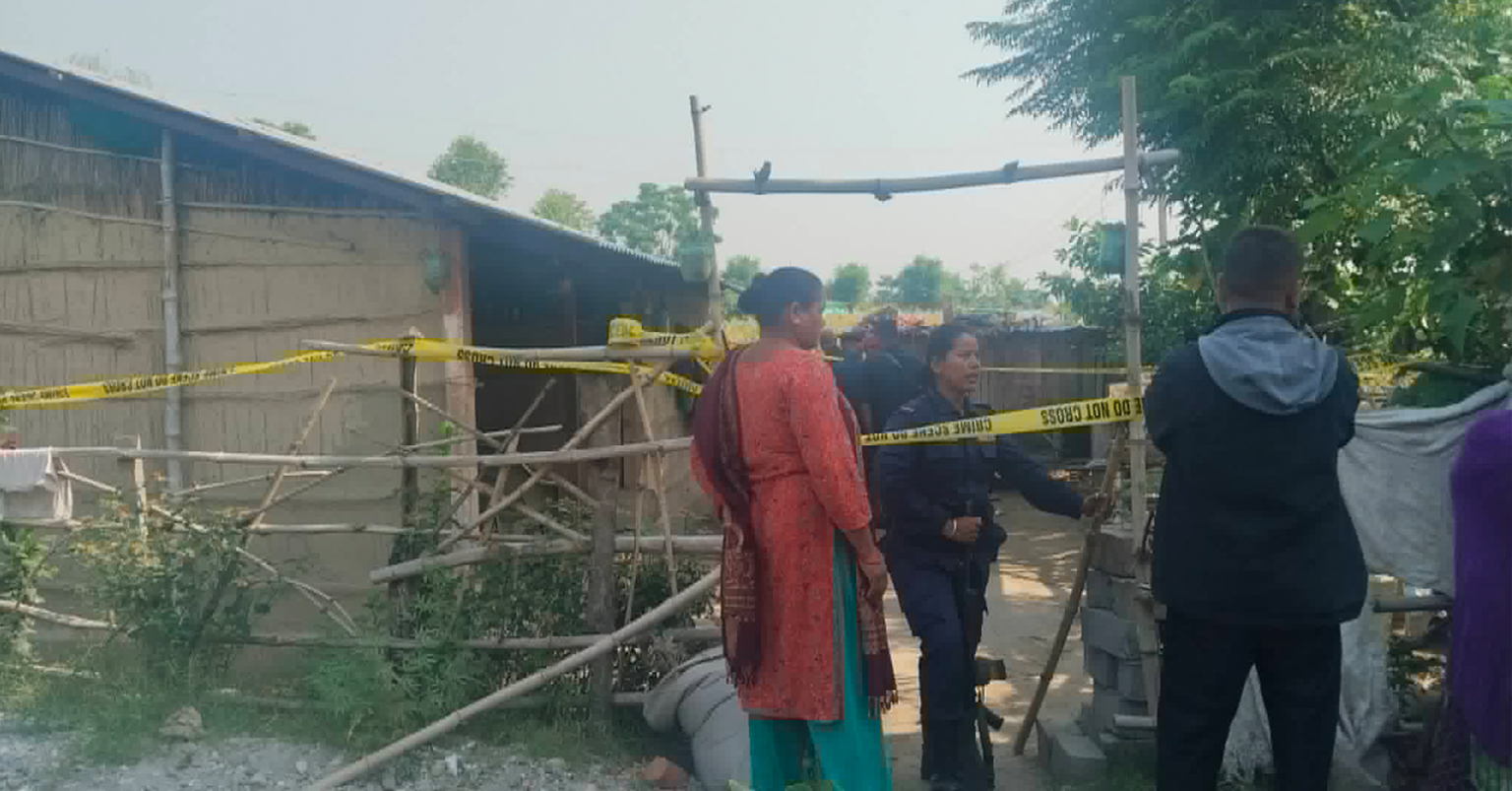घरभित्रै पुरुषको हत्या, श्रीमती प्रहरी नियन्त्रणमा